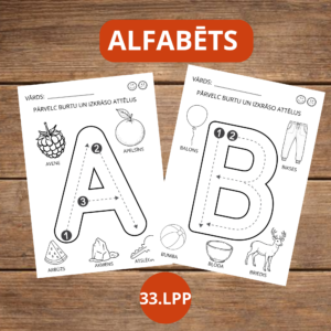 DARBA LAPAS – ALFABĒTS.