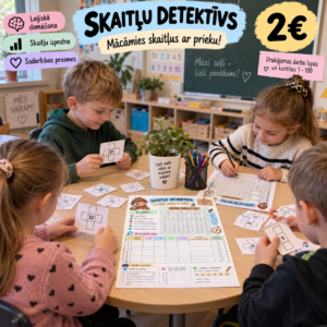 Skaitļu detektīvi! Plašs komplekts 1-100!