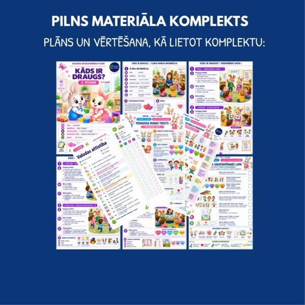 Kāds ir draugs? l Valodas rotaļdarbības komplekts 2. posms Kāds ir draugs? l Valodas rotaļdarbības komplekts 2. posms