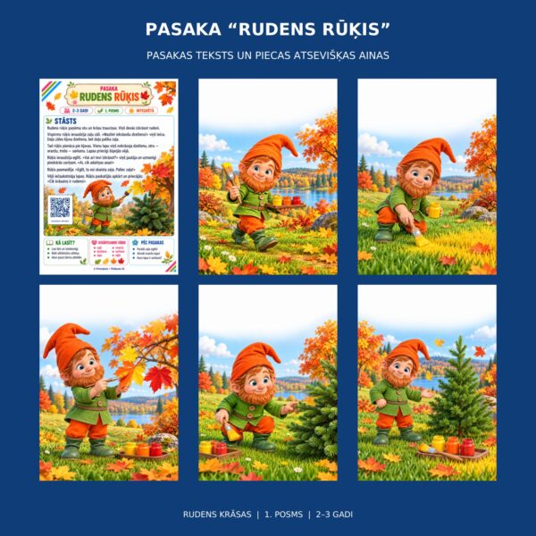 Rudens krāsas | Integrētās rotaļdarbības komplekts 2–3 gadiem Rudens krāsas | Integrētās rotaļdarbības komplekts 2–3 gadiem