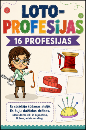 📗 MATERIĀLS – LOTO PROFESIJAS