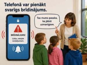 Šūnu apraide – kā rīkoties, saņemot brīdinājumu?