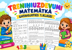 TRENIŅUZDEVUMI MATEMĀTIKĀ GATAVOJOTIES 1.KLASEI