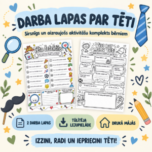 Tēta noslēpumu detektīvs | tēva diena