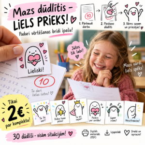 Dūdlīši. Vērtēšanas iedvesmojošs rīks!