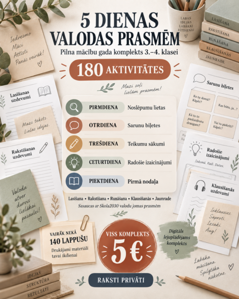 Valodas prasmes VISAM gadam. 5 jomas! Valodas prasmes VISAM gadam. 5 jomas!