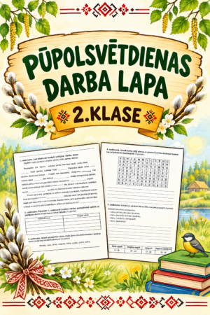 PŪPOLSVĒTDIENA DARBA LAPA 2.KLASE