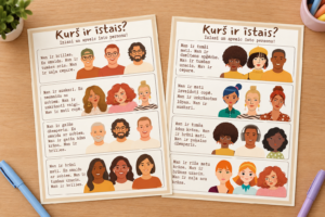 Kurš ir īstais?- lasīšanas darba lapa Kurš ir īstais?- lasīšanas darba lapa