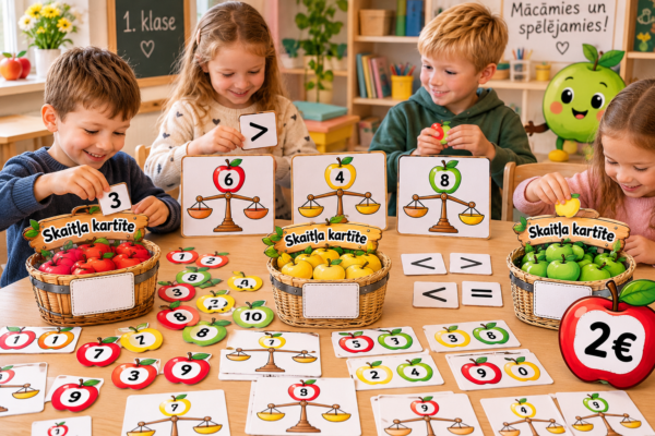 Matemātikas ābelīte. Pirmsskola un 1.klase. Matemātikas ābelīte. Pirmsskola un 1.klase.