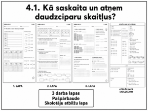 4.1. Kā saskaita un atņem daudzciparu skaitļus? 4.1. Kā saskaita un atņem daudzciparu skaitļus?