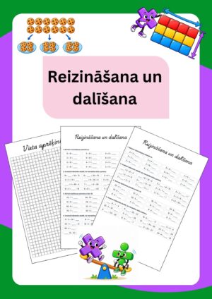 Reizināšana un dalīšana – 8 darba lapas Reizināšana un dalīšana – 8 darba lapas
