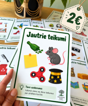 Jautrie teikumi. Radoši stāsti, teikumi, sarunas.