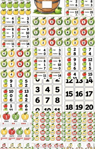 Matemātikas ābelīte. Pirmsskola un 1.klase. Matemātikas ābelīte. Pirmsskola un 1.klase.