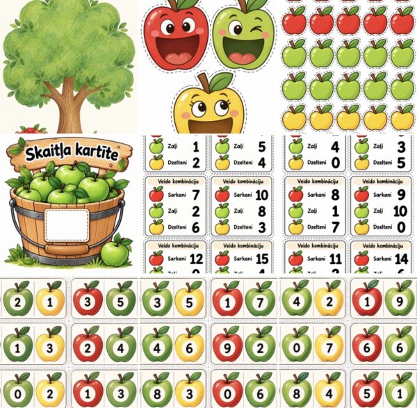 Matemātikas ābelīte. Pirmsskola un 1.klase. Matemātikas ābelīte. Pirmsskola un 1.klase.