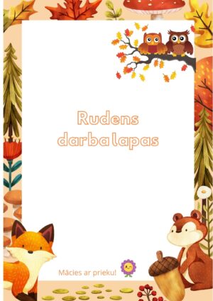 Rudens darba lapas Rudens darba lapas