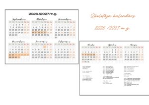 Kalendārs 2026./2027. m.g.