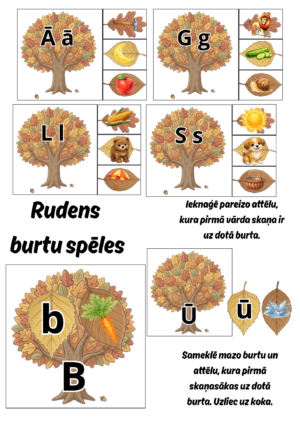Rudens burtu spēles. Rudens burtu spēles.
