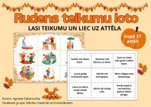 Rudens teikumu loto