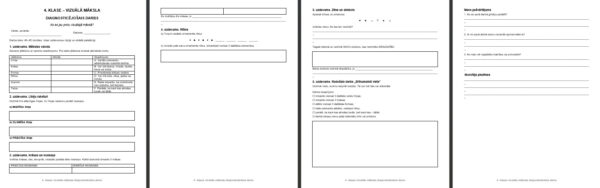 Diagnosticējošie darbi vizuālā mākslā 4., 5., 6.kl. Diagnosticējošie darbi vizuālā mākslā 4., 5., 6.kl.