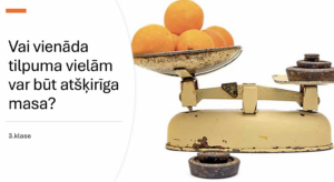 Vai vienāda tilpuma vielām var būt atšķirīga masa?