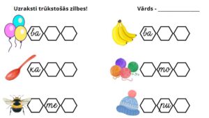 Uzraksti trūkstošās zilbes!