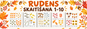 RUDENS SKAITĪŠANA 1-10