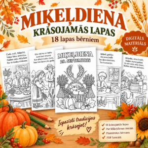 Krāsojamās lapas – Miķeļi Krāsojamās lapas – Miķeļi