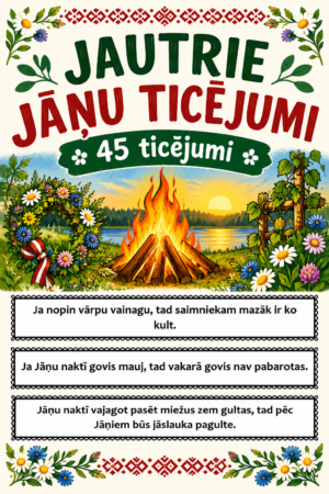 JĀŅU – JAUTRIE TICĒJUMI