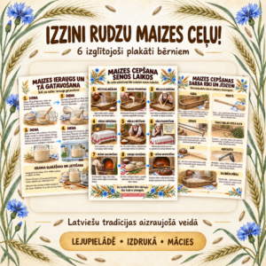 Plakāti – Rudzu maize un maizes cepšanas tradīcijas