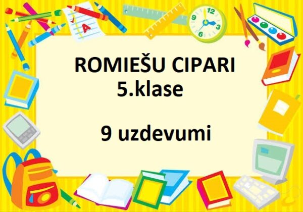 ROMIEŠU CIPARI ROMIEŠU CIPARI