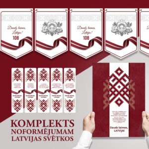 Latvijas svētku noformējuma komplekts