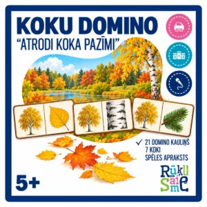 Koku domino | Spēle bērniem 5+