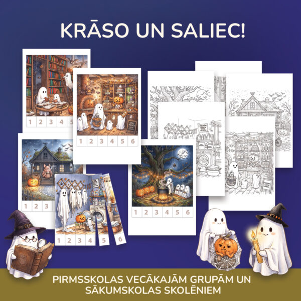 Spoku pasaule. Helovīni-jautri un izzinoši uzdevumi! Spoku pasaule. Helovīni-jautri un izzinoši uzdevumi!
