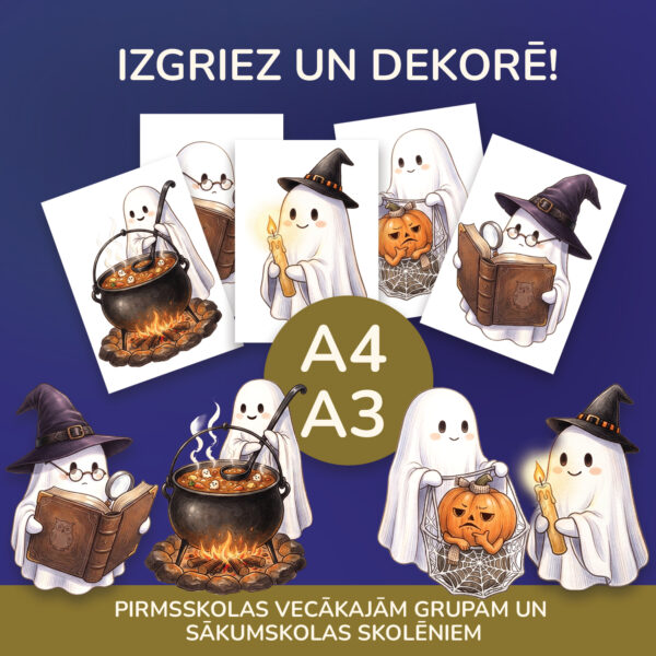 Spoku pasaule. Helovīni-jautri un izzinoši uzdevumi! Spoku pasaule. Helovīni-jautri un izzinoši uzdevumi!