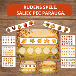 RUDENS SPĒLE. SALIEC PĒC PARAUGA.