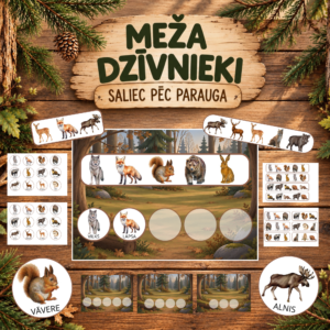 MEŽA DZĪVNIEKI – SALIEC PĒC PARAUGA.