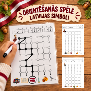 ORIENTĒŠANĀS SPĒLE – LATVIJAS SIMBOLI.