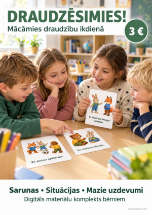 Meža draugu komplekts. Draudzība. Mācos draudzēties! Meža draugu komplekts. Draudzība. Mācos draudzēties!