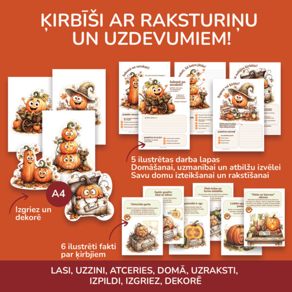 Ķirbis ar raksturiņu. Prātam, jautrībai un telpai Ķirbis ar raksturiņu. Prātam, jautrībai un telpai