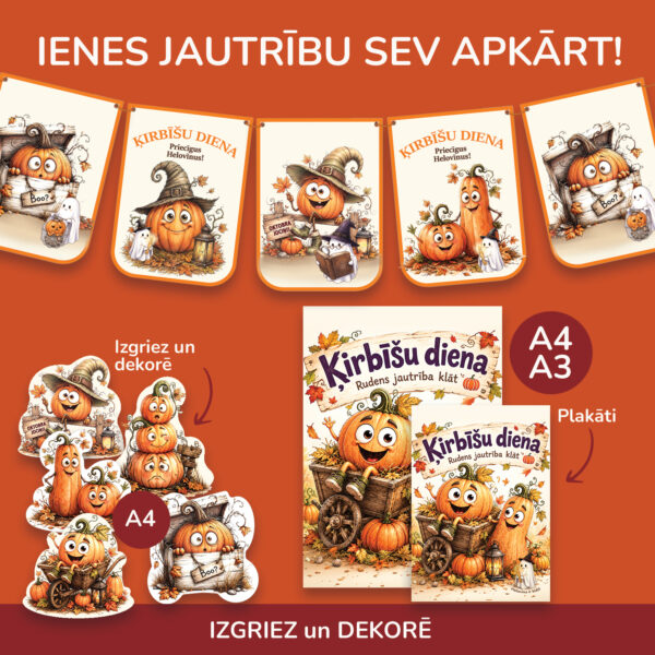 Ķirbis ar raksturiņu. Prātam, jautrībai un telpai Ķirbis ar raksturiņu. Prātam, jautrībai un telpai