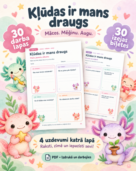 Kļūdas ir mans draugs! Darba lapas un izejas b. Kļūdas ir mans draugs! Darba lapas un izejas b.