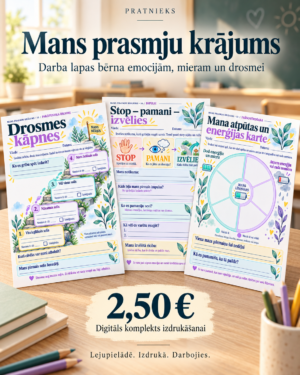 Mans prasmju krājums. Pašregulācija. Uzvedība. Emocijas.