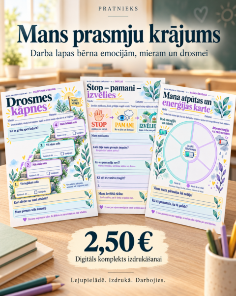 Mans prasmju krājums. Pašregulācija. Uzvedība. Emocijas. Mans prasmju krājums. Pašregulācija. Uzvedība. Emocijas.