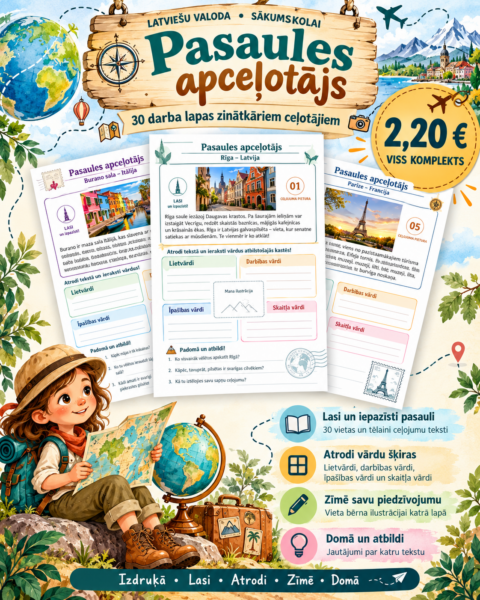 Vārdšķiras. Pasaules apceļotājs! Vārdšķiras. Pasaules apceļotājs!