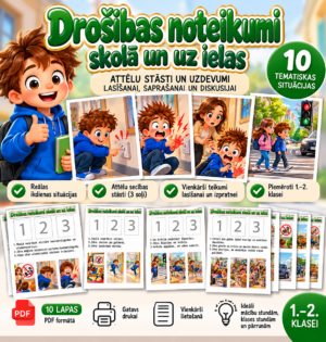 Drošības noteikumi skolā un uz ielas Drošības noteikumi skolā un uz ielas