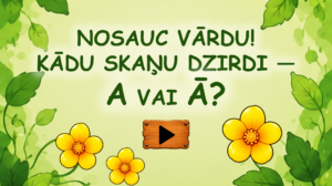 Patskaņu A un Ā diferencēšana
