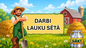 Zilbju un vārdu lasīšana “Lauku sētā”