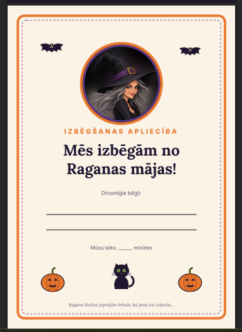 Helovīna bēgšanas spēle Helovīna bēgšanas spēle
