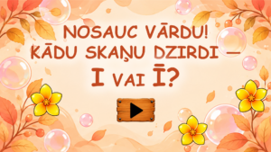 Patskaņu I un Ī diferencēšana