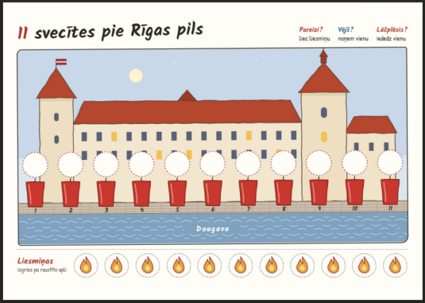 Lāčplēša dienas spēle – 11 sveces Lāčplēša dienas spēle – 11 sveces